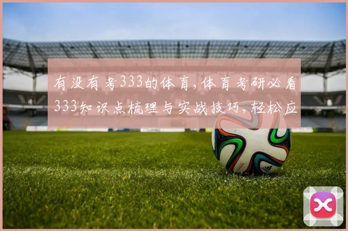 有没有考333的体育,体育考研必看333知识点梳理与实战技巧,轻松应对
